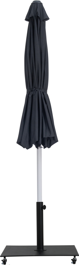 Amalfi Water Resistant Fabric And Aluminum Patio Umbrella with Base Set