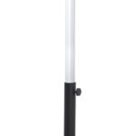 Amalfi Water Resistant Fabric And Aluminum Patio Umbrella with Base Set