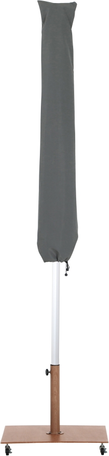 Amalfi Water Resistant Fabric And Aluminum Patio Umbrella with Base Set