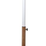 Amalfi Water Resistant Fabric And Aluminum Patio Umbrella with Base Set
