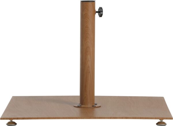 Amalfi Water Resistant Fabric And Aluminum Patio Umbrella with Base Set