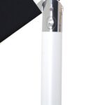 Amalfi Water Resistant Fabric And Aluminum Patio Umbrella with Base Set