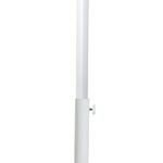 Amalfi Water Resistant Fabric And Aluminum Patio Umbrella with Base Set