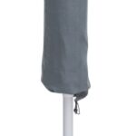 Amalfi Water Resistant Fabric And Aluminum Patio Umbrella with Base Set