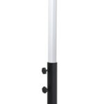 Amalfi Water Resistant Fabric And Aluminum Patio Umbrella with Base Set