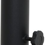 Amalfi Water Resistant Fabric And Aluminum Patio Umbrella with Base Set