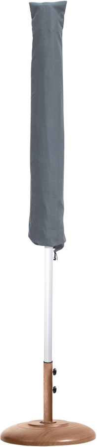 Amalfi Water Resistant Fabric And Aluminum Patio Umbrella with Base Set