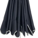Amalfi Water Resistant Fabric And Aluminum Patio Umbrella with Base Set