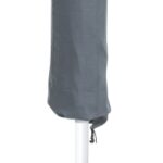 Amalfi Water Resistant Fabric And Aluminum Patio Umbrella with Base Set