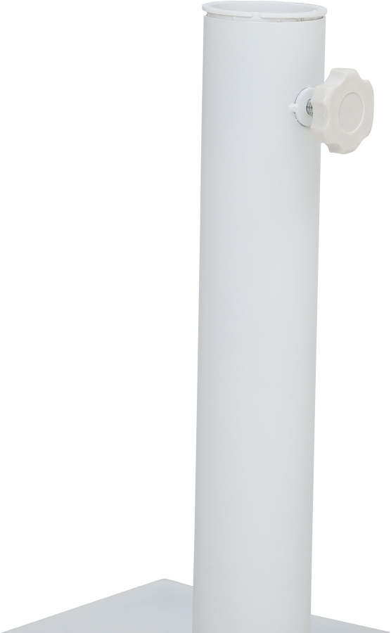 Amalfi Water Resistant Fabric And Aluminum Patio Umbrella with Base Set