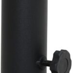 Amalfi Water Resistant Fabric And Aluminum Patio Umbrella with Base Set