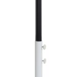 Amalfi Water Resistant Fabric And Aluminum Patio Umbrella with Base Set
