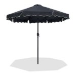 Amalfi Water Resistant Fabric And Aluminum Patio Umbrella