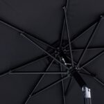 Amalfi Water Resistant Fabric And Aluminum Patio Umbrella