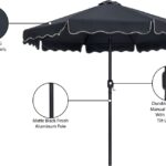 Amalfi Water Resistant Fabric And Aluminum Patio Umbrella