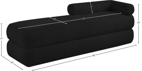 Kennedy Teddy Fabric Upholstered Bench