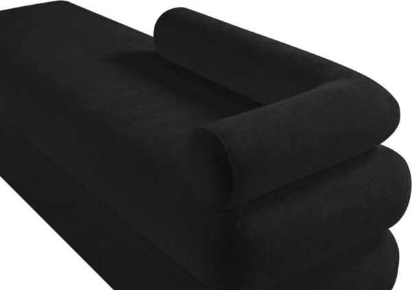 Kennedy Chenille Fabric Upholstered Bench