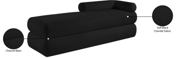 Kennedy Chenille Fabric Upholstered Bench