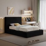 Dexter Corduroy Fabric Upholstered Bed