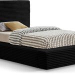 Dexter Corduroy Fabric Upholstered Bed
