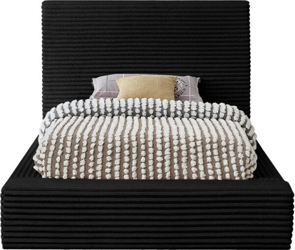 Dexter Corduroy Fabric Upholstered Bed