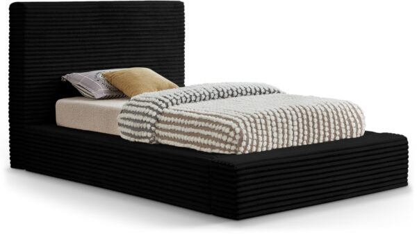 Dexter Corduroy Fabric Upholstered Bed