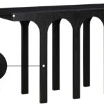 Westfield Solid Wood And Oak Veneer Console Table