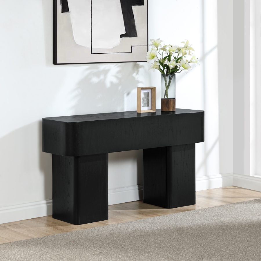 Oakmont Oak Veneer Console Table