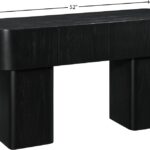 Oakmont Oak Veneer Console Table