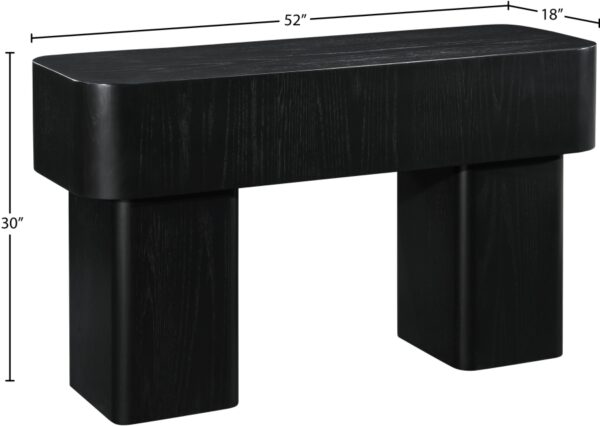 Oakmont Oak Veneer Console Table