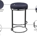 Madison Vegan Leather Upholstered Counter Stool
