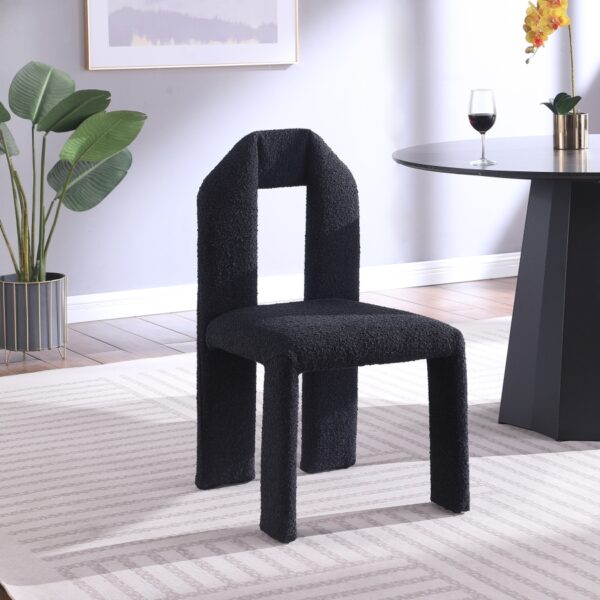 Bennett Boucle Fabric Upholstered Dining Chair