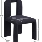 Bennett Boucle Fabric Upholstered Dining Chair