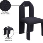 Bennett Boucle Fabric Upholstered Dining Chair
