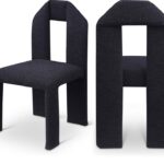 Bennett Boucle Fabric Upholstered Dining Chair