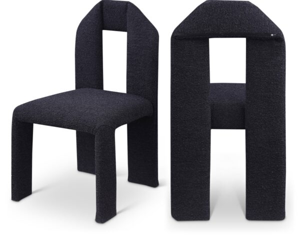 Bennett Boucle Fabric Upholstered Dining Chair
