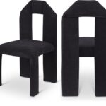 Bennett Chenille Fabric Upholstered Dining Chair