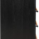 Kaya Oak Veneer And Vegan Leather Handle Chest