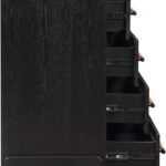 Kaya Oak Veneer And Vegan Leather Handle Chest