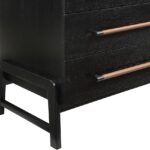 Kaya Oak Veneer And Vegan Leather Handle Chest