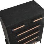 Kaya Oak Veneer And Vegan Leather Handle Chest