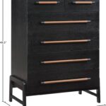 Kaya Oak Veneer And Vegan Leather Handle Chest