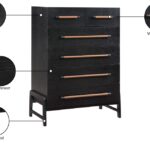 Kaya Oak Veneer And Vegan Leather Handle Chest