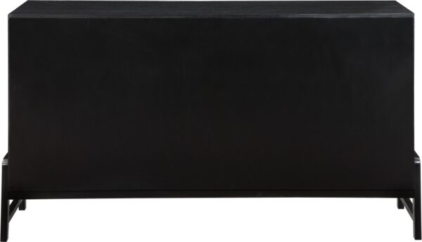 Kaya Oak Veneer And Vegan Leather Handle Dresser