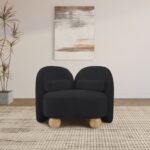 Daphne Chenille Fabric Upholstered Chair