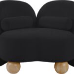 Daphne Chenille Fabric Upholstered Chair