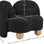 Daphne Chenille Fabric Upholstered Chair
