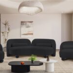 Daphne 64" Chenille Fabric Upholstered Loveseat