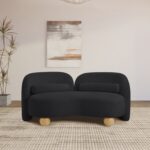 Daphne 64" Chenille Fabric Upholstered Loveseat