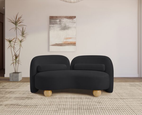 Daphne 64" Chenille Fabric Upholstered Loveseat